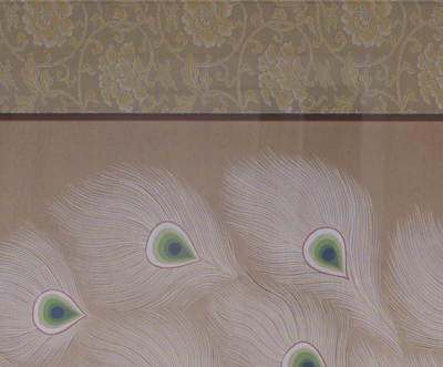 天井の空調吹き出し口の映り込み