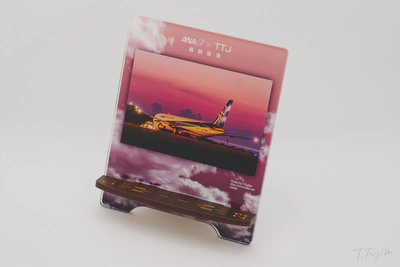 タブレットスタンド/タイトル「夕暮れ」